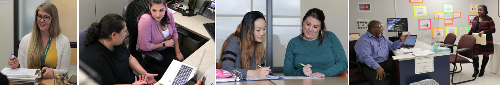 Photo collage of various people