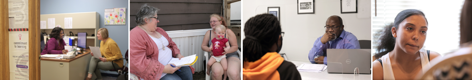 Photo collage of various people