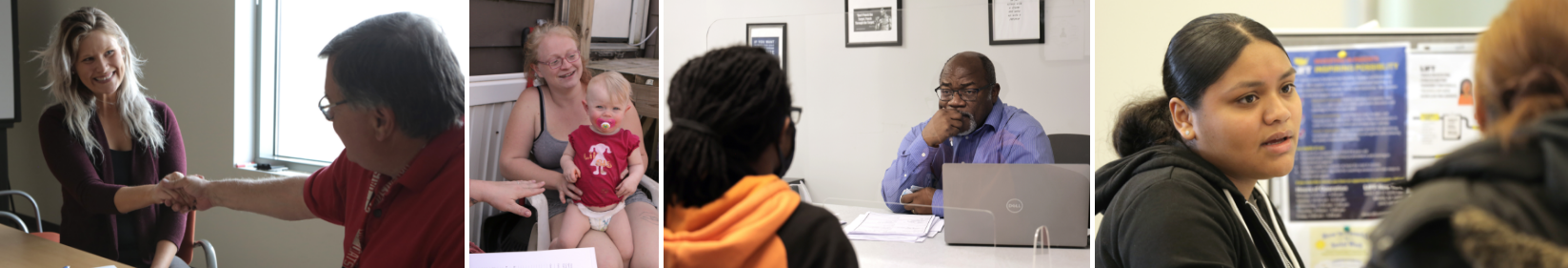 Photo collage of various people